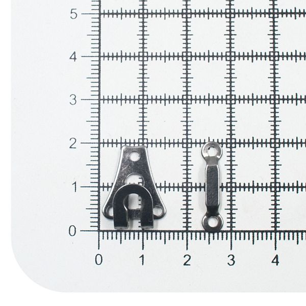 Крючки брючные (юбочные) пришивные 9 мм, с дугой, сталь черный, Prym