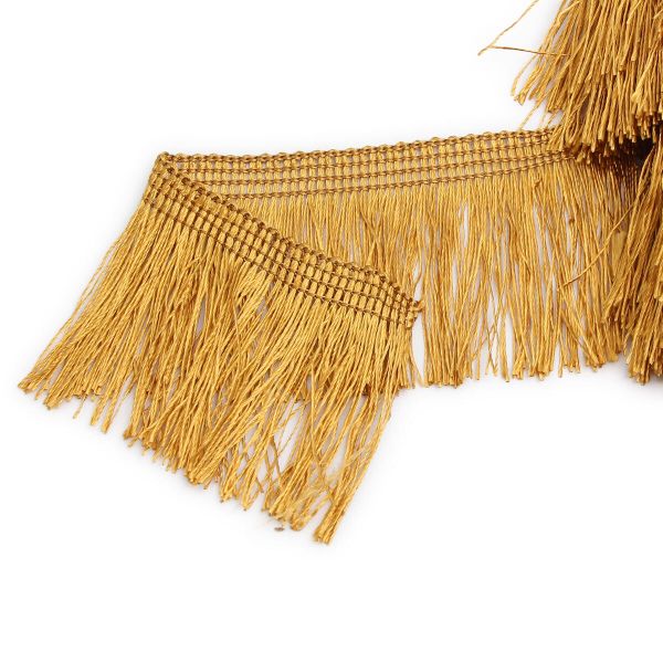 Бахрома отделочная 63.0 мм / 25 метров, 828 горчичный