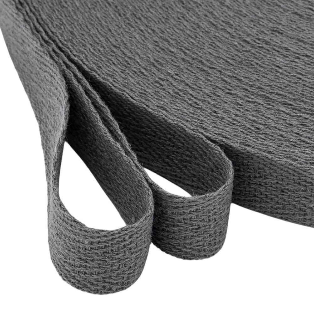 Тесьма (лента) киперная (100 х/б) 15 мм / 45.72 метра, 63 темно-серый, 6190-2024