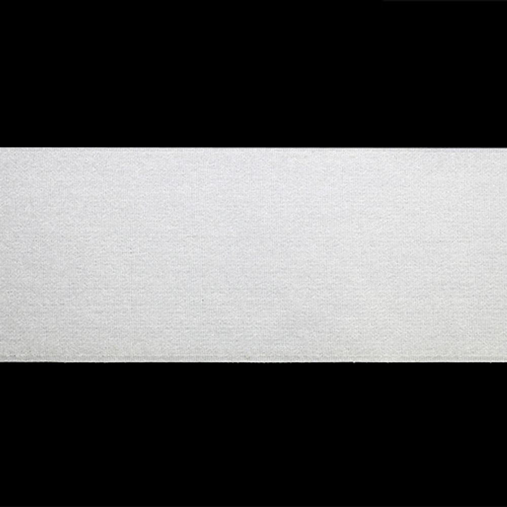 Лента контактная липучка (велкро) пришивная уп. 100 мм / 25 метров, белый, ПАРА (крючок+петля), качество "C"