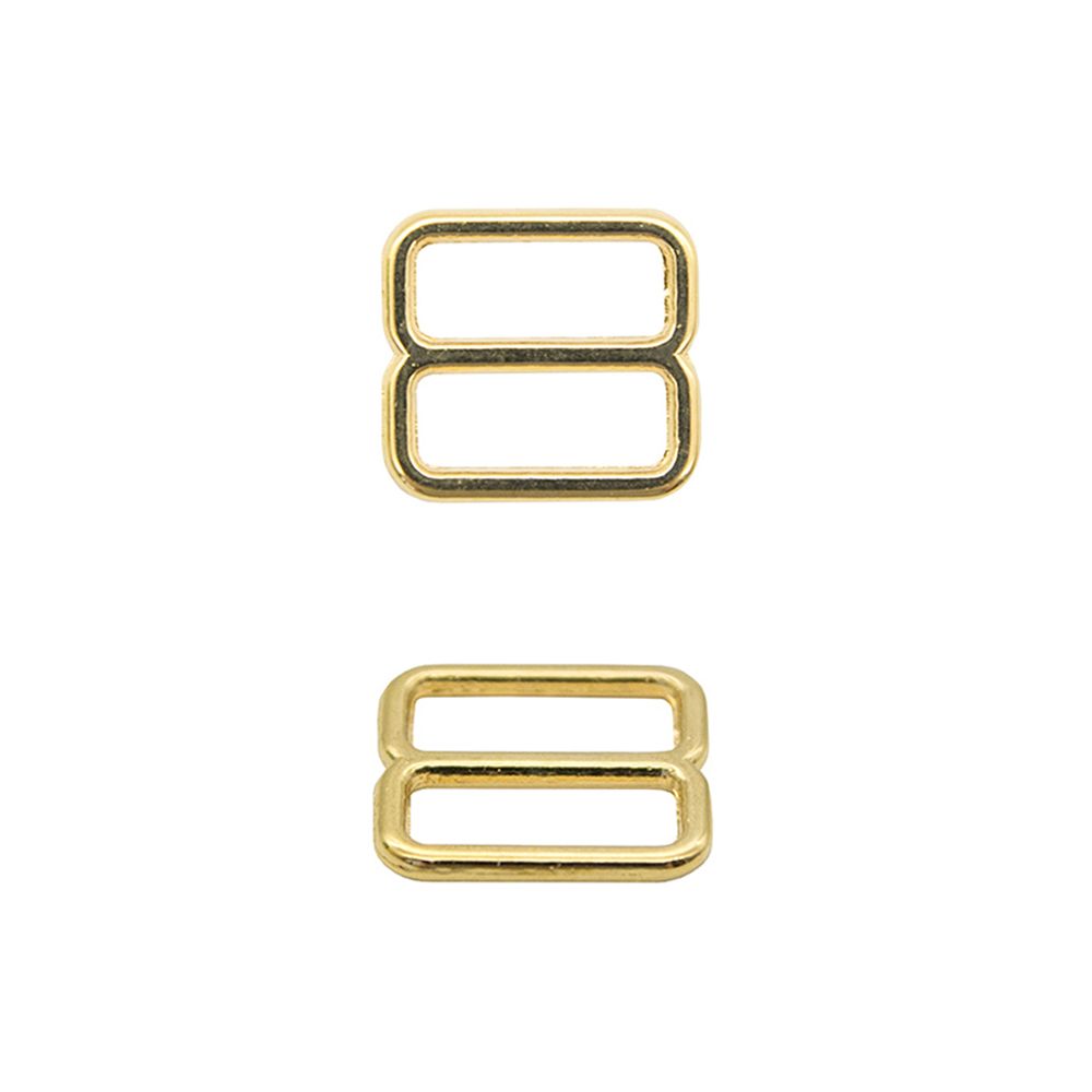 Рамки-регуляторы для бюстгальтера металл 8.0 мм, золото, 100 шт, 618299