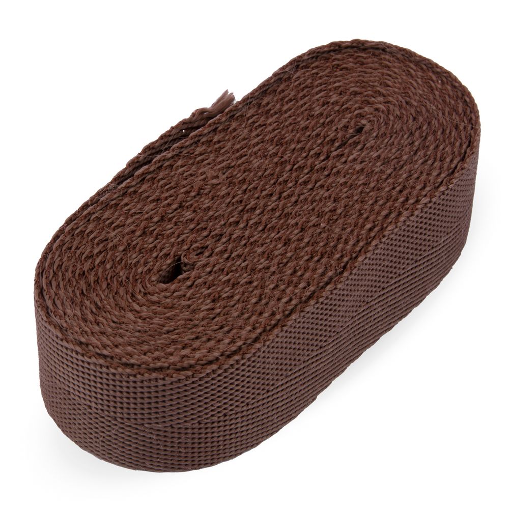 Стропа (ременная лента) 30 мм / 5х2.5 метра, фасовка, коричневый, 3713 (3075_3590)