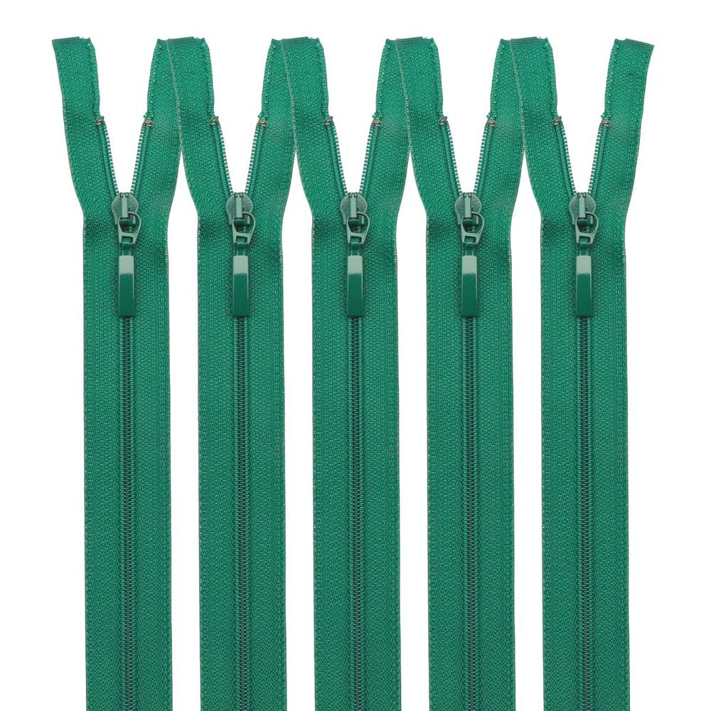 Молния спираль (витая) Arta Т5 (5 мм) 1 зам., разъем., 40 см, цв. 529 зеленый, уп.5 шт