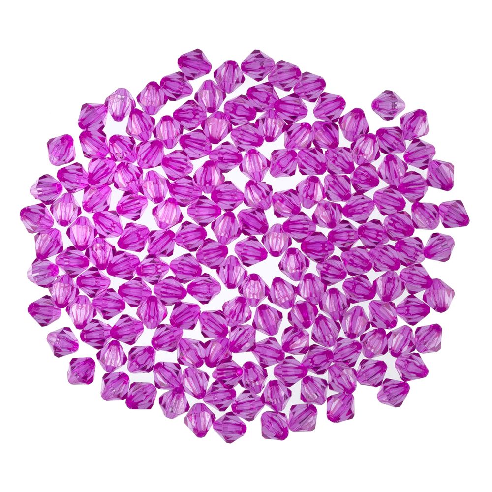 Бусины акрил 7х8 мм, 25 г (155±5 шт), 157 фиалковый, Zlatka ARO