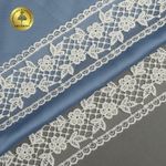 Кружево на сетке арт.40482 55мм цв.W0115 молочный уп.12.9м, Kruzhevo