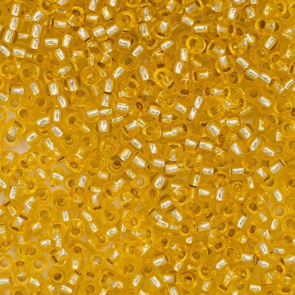 Бисер Preciosa прозрачный solgel, серебряный центр 10/0 (2.3 мм), 100 г (5х20 г), цв. 78181