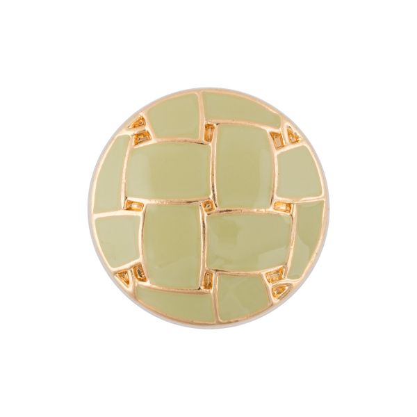 Пуговицы металл 18 мм, 6 шт, 259 салатовый, Blitz MB 0280