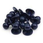 Пуговицы Пукли для поварских курток 12 шт, 10мм (d основания=18мм, h=16мм) (т.синий)