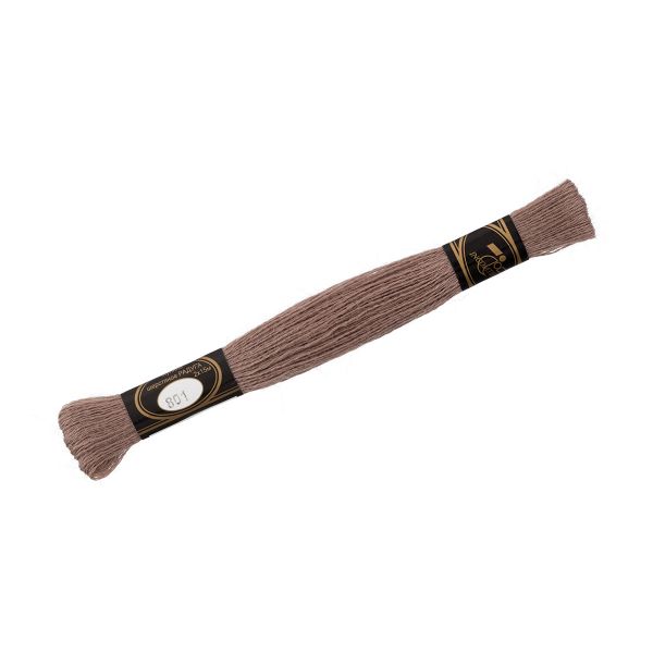 Мулине Радуга, цв.801 пепельный, Россия, 8 мотков по 15 метров