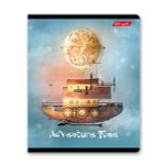 Тетрадь ученическая общая, глянцевая ламинация, A5+ 96 л. на скобе 60 г/м², белизна 100%, 5 шт, клетка в термоусадочной пленке, 000774 Время приключений, Светоч 96ТЕТк-004