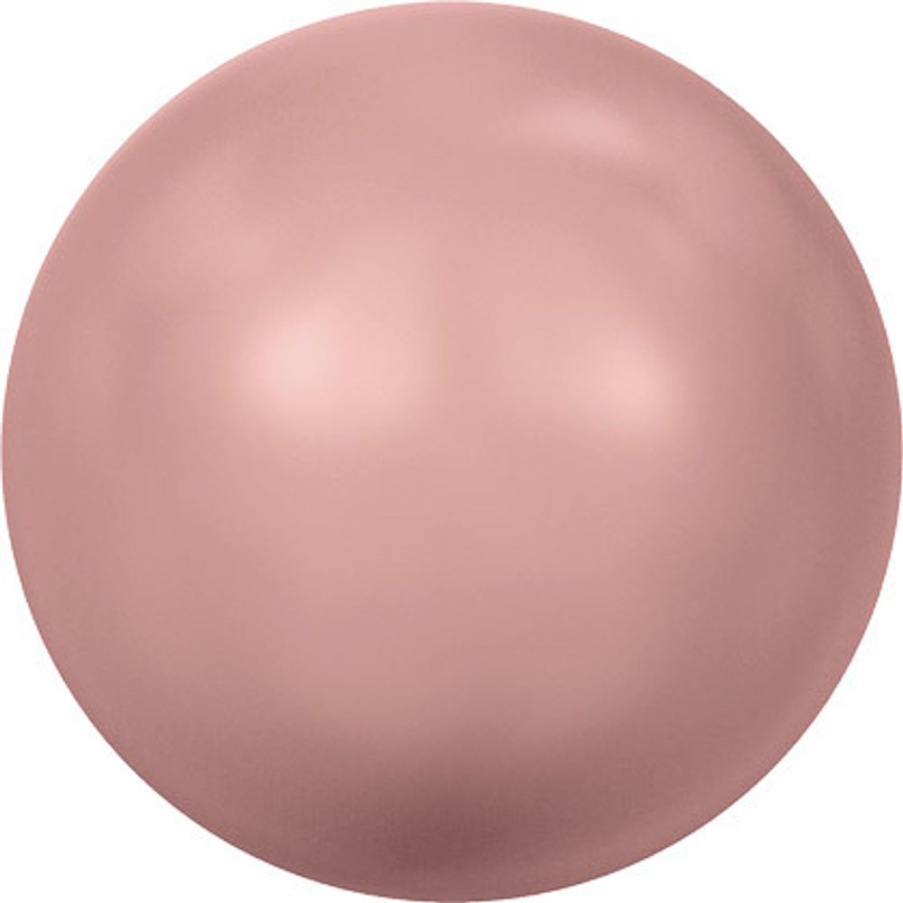 Бусины стекло (жемчуг) ⌀8 мм, 10 шт, св.розовый (pink coral 716), 5810