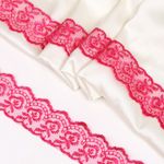 Кружево капроновое 45 мм / 9.14 м, TBS.30010 цв.028 (175) малиновый, Kruzhevo