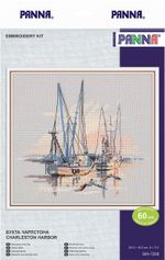 Набор для вышивания нитками Panna, Бухта Чарлстона, 20,5х18,5 см