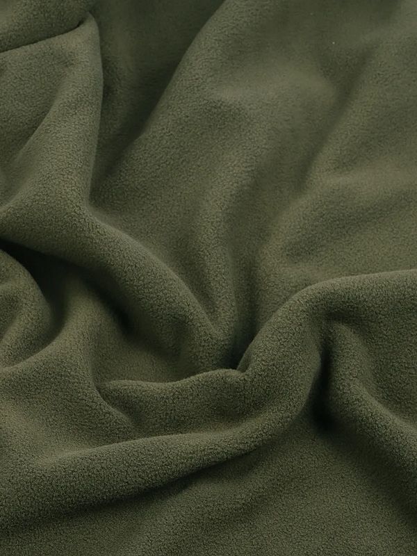 Флис 2-сторонний 290 г/м², 150 см / 2 метра, TBY-0290-S078.2, цв.S078 олива