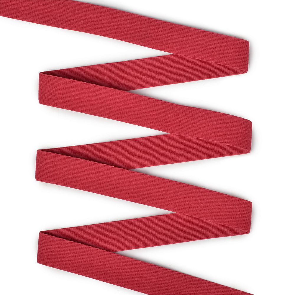 Резинка бельевая (бретелечная) 18.0 мм / 25 метров, S059 т.красный