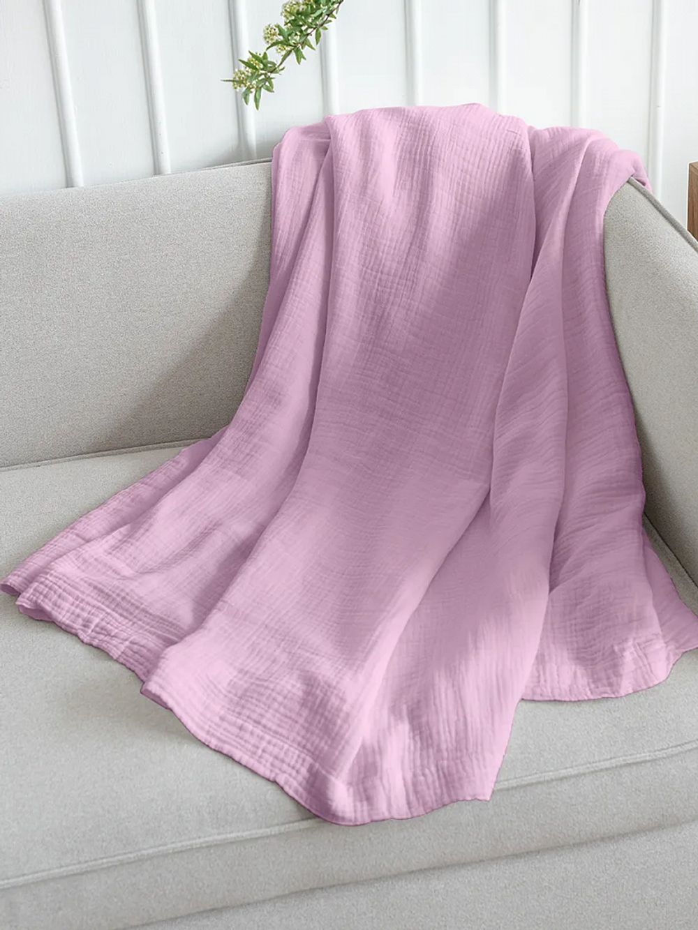 Муслин 125 г/м², 130 см / 25 метров, TBY.Mus.24723.56, цв.56 св.розовый