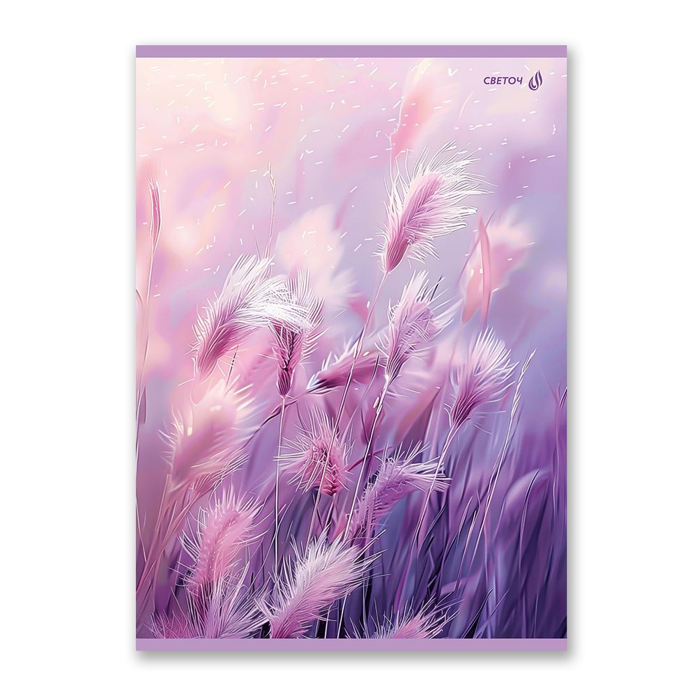 Тетрадь ученическая общая, A4 80 л. на скобе 65 г/м², белизна 100% 6 шт клетка, 01758 Встречая рассвет, Светоч Т154