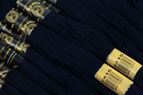 Нитки Ленинградское мулине 25х10м арт. ПНК набор 25 цв