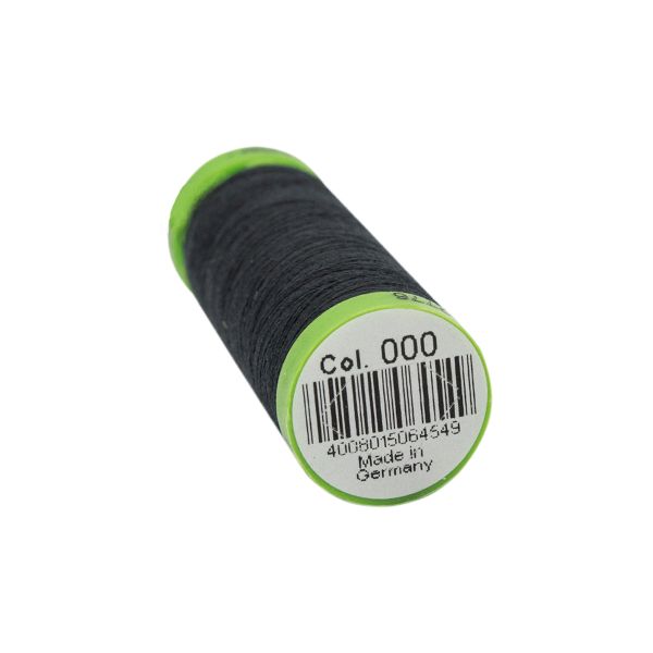 Нитки для тонких тканей Gutermann Extra Fine 150, 200м, _000 черный, 5 катушек