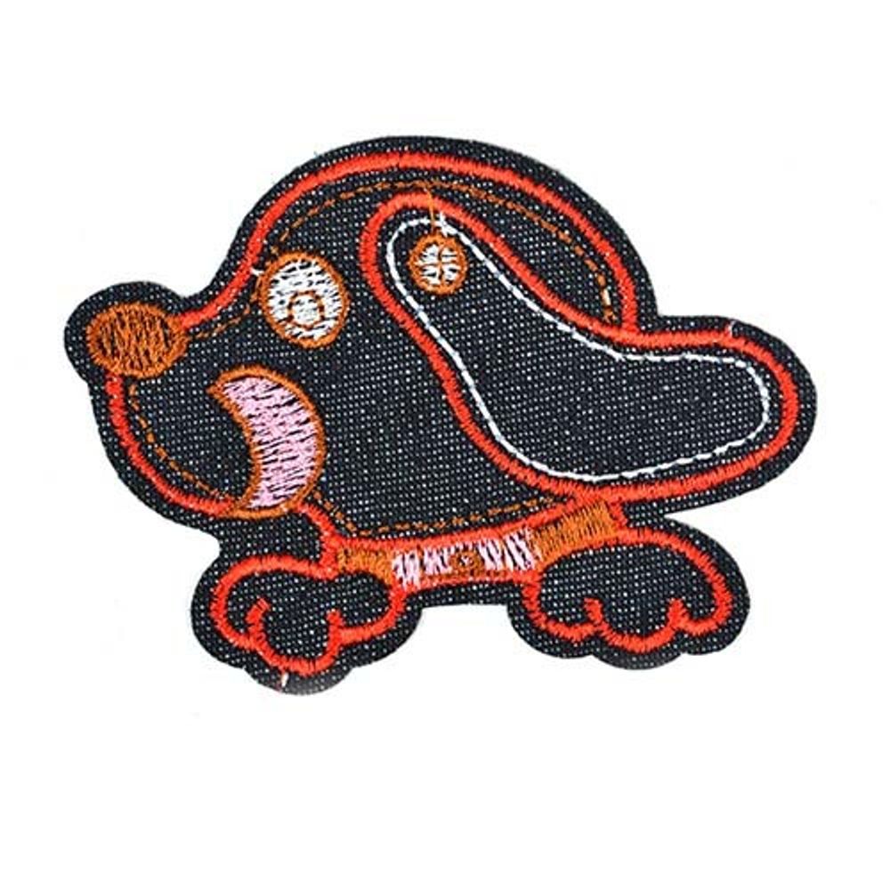 Термоаппликация джинсовая ПЕС 80х85 мм, 10 шт