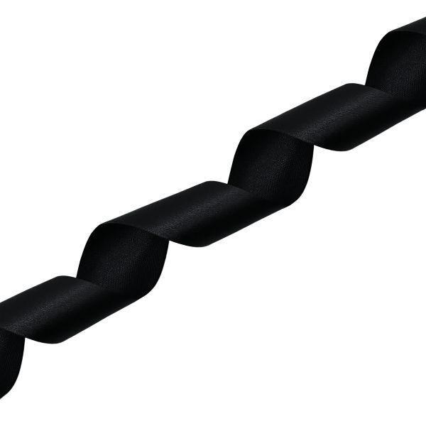 Лента атласная 1-сторонняя 50.0 мм / 22.86±1 метров, 160 черный, Globus