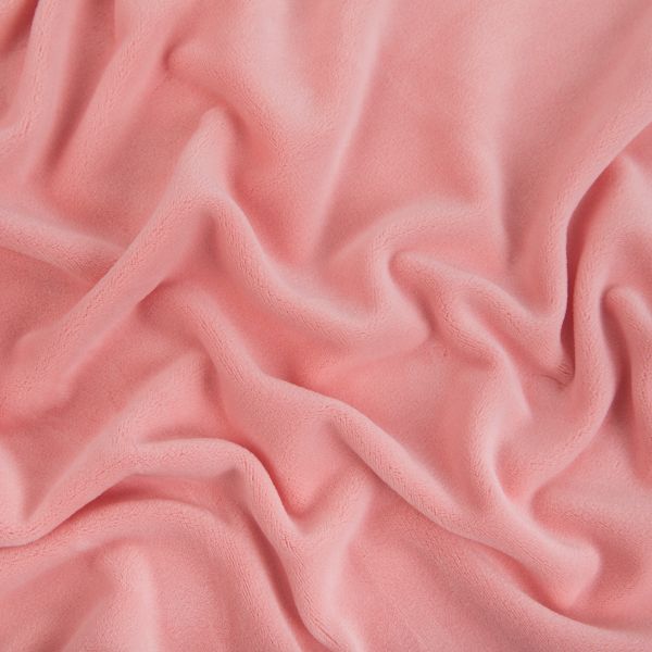 Велюр 240 г/м², 185 см / 5 метров, персик/peach, Gamma VELR