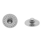 Кнопка Альфа (S-образная) ⌀10.0 мм, ≈144 шт, СТАЛЬ, никель, ВТ-2, NEW STAR