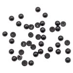 Глаза для кукол и игрушек клеевые 7мм, цв.черный, 40 шт