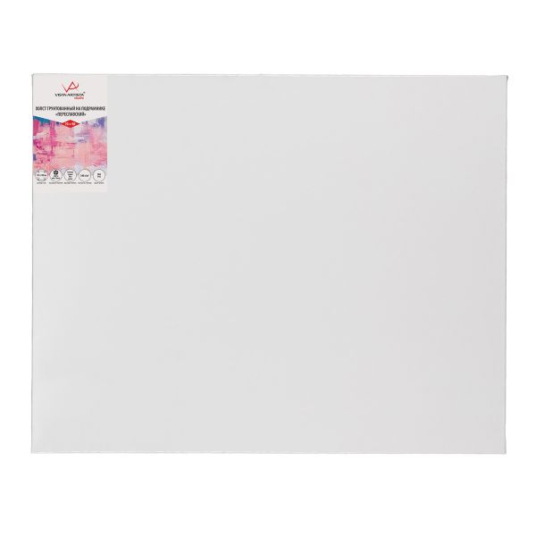Холст грунтованный на подрамнике 70х90 см, 340 г/м², 2 шт, Переславский мелкозернистый, Vista-Artista PLFG-7090