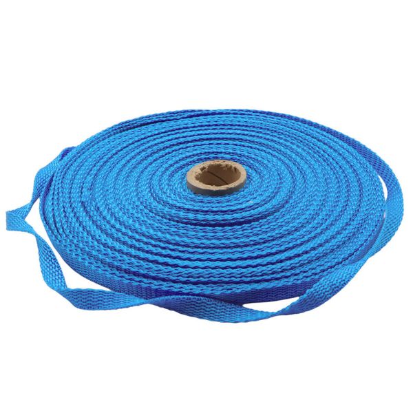 Стропа (ременная лента) 10 мм / 25 метров, толщ. 1.0 мм, [5.5 г/пог.м], 100% п/п, 14 василек