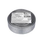 Лента металлизированная 19.0 мм / 25±1 метров, серебро, Blitz С3126Г17