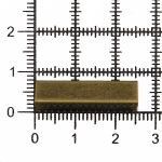 Зажим для ленты/стропы 7х25 мм, бронза, 50 шт