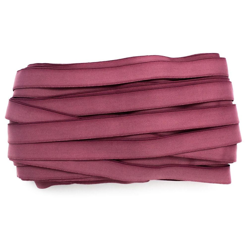 Резинка бельевая (бретелечная) атласная 18.0 мм / 25 метров, розовато-лиловый