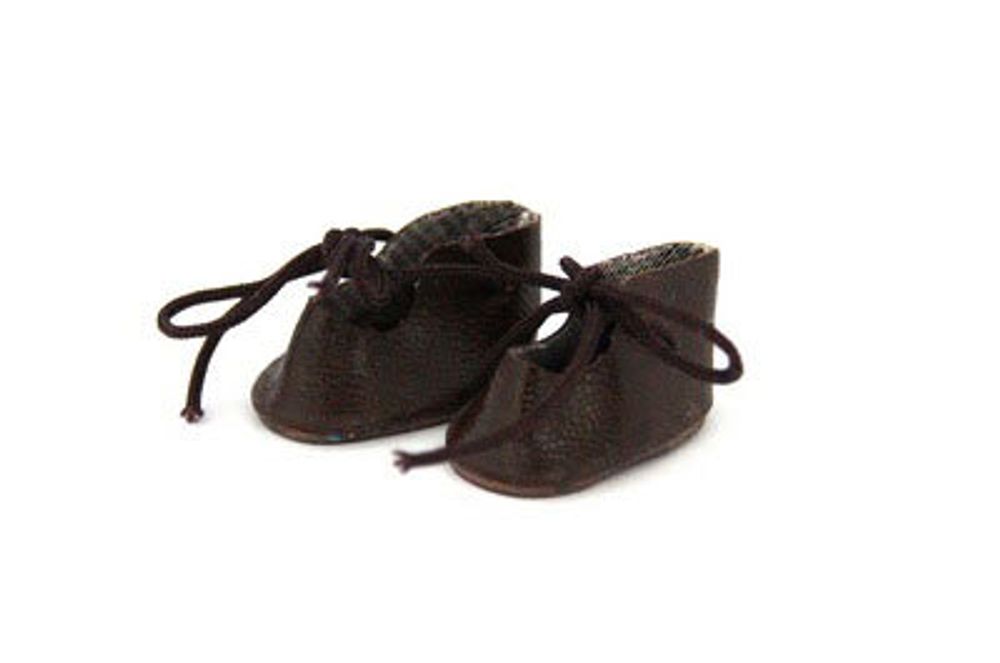 Ботиночки для кукол, 3 см, коричневый, 2 пары