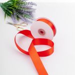 Лента атласная 2-сторонняя 25.0 мм / 22.86±1 метров, C1056 красный, 6102-0013, Globus