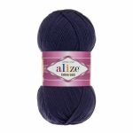 Пряжа Alize (Ализе) Cotton Gold / уп.5 мот. по 100 г, 330м, 058 темно-синий A