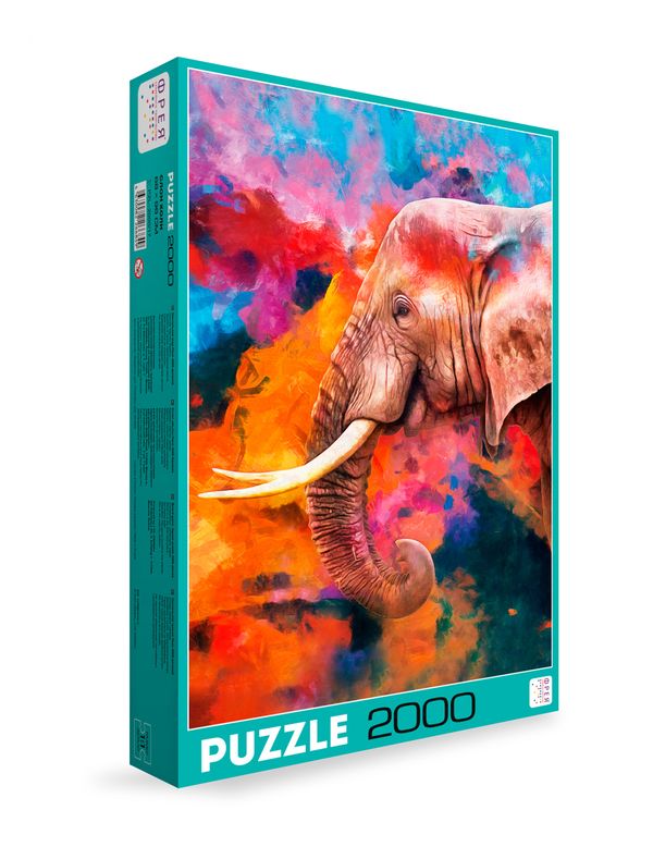 Пазл 2000 элементов, Слон Холи, PZL-2000/17, Фрея