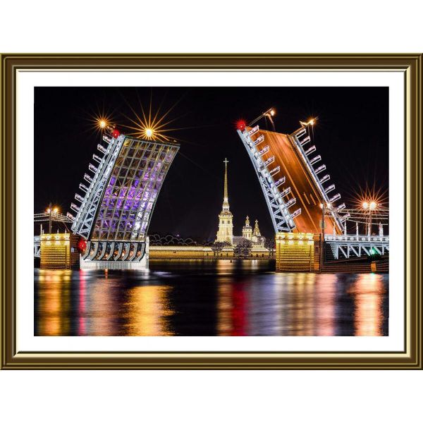 Набор для вышивания нитками Нова Слобода, Санкт-Петербург 53,5х37,5 см