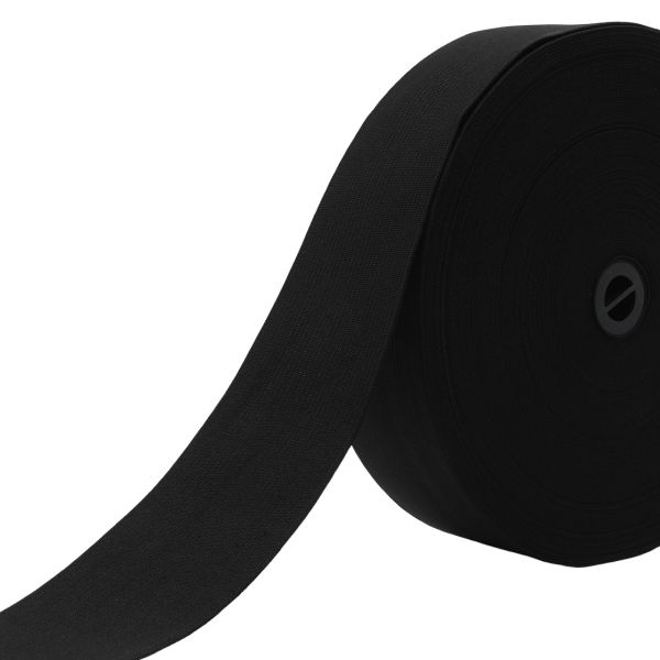 Резинка вязаная 50.0 мм / 25 метров, ТВ-50, черный