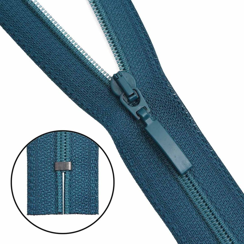 Молния спираль (витая) Arta Т5 (5 мм) 1 зам., н/раз., 18 см, цв. 908 морская волна, уп.10 шт