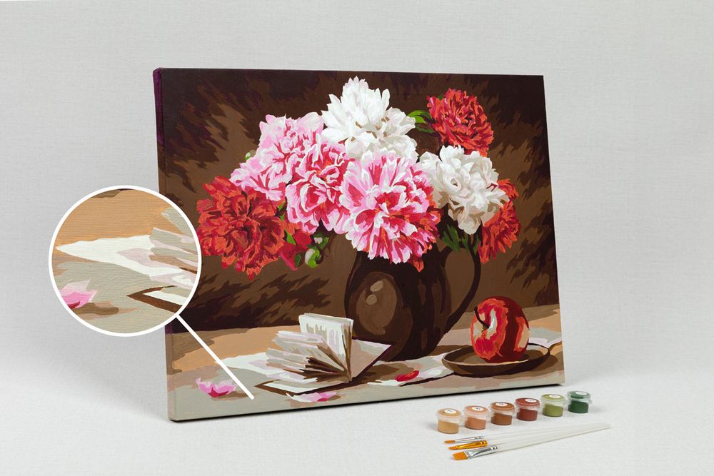 Картина по номерам Фрея, Цветочная поэзия, 40х30 см