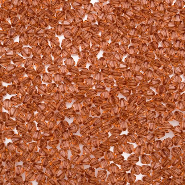 Бусины акрил ромбовидные ⌀8 мм, 500 г, 84 коричневый, Astra&Craft, 6849802017