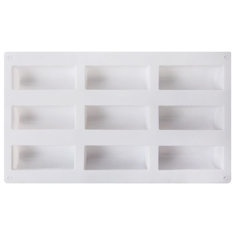 Форма силиконовая для пирожных 30х17.5х3.5 см, батончики -9 ячеек, S-Chief SPC-0302