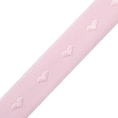 Резинка бельевая (окантовочная) 15.0 мм / 50 метров, тканая, бледно-розовый, ML124015/99/1