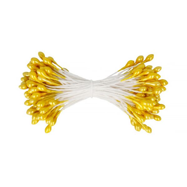 Тычинки для искусственных цветов Fiorico TIC/P-3 10х85 шт, желтый/yellow