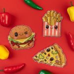 Набор для вышивания Klart 8-555, Магниты. Вкусняшки, 8.5х6 см