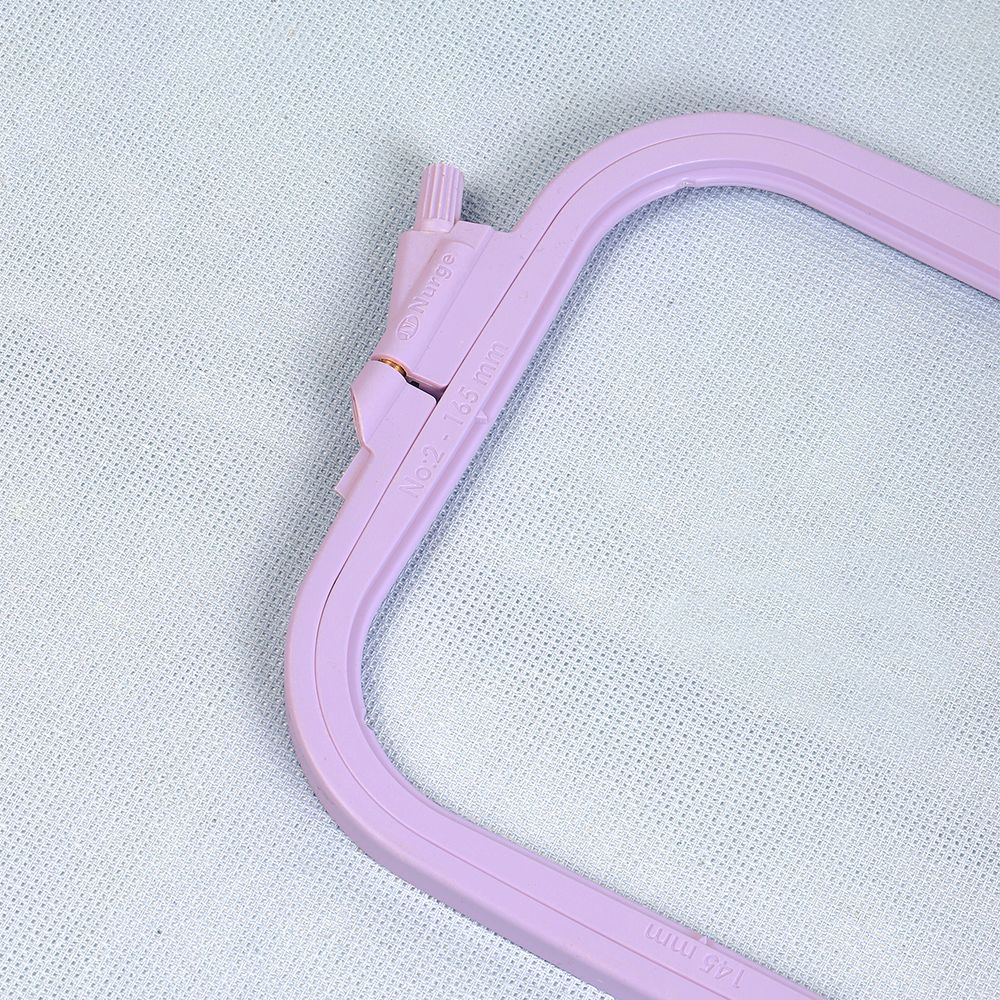 Пяльцы-рамка Nurge пластиковые 145х165 цв.фиолетовый