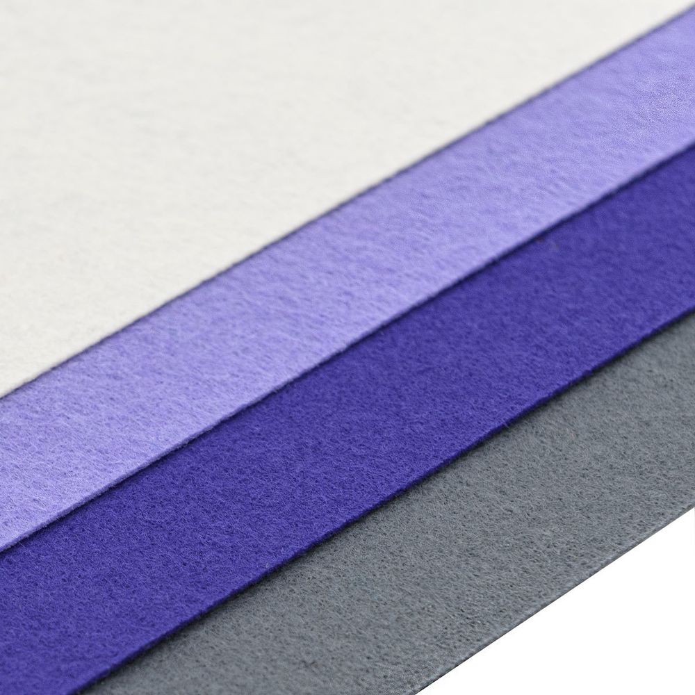 Фетр листовой жесткий 1.0 мм, 20х30см, 4 шт, Astra&Craft, 7