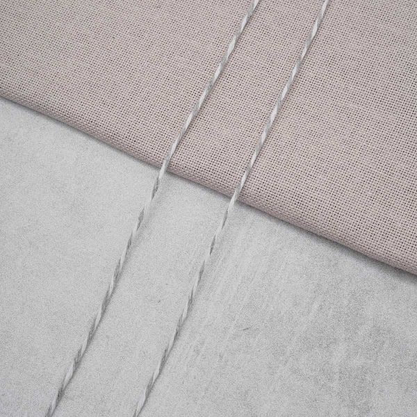 Шпагат х/б ⌀1.0 мм, / 100 метров, белый/серый