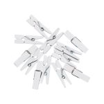 Прищепки декоративные 3.5 см, 60 шт, 10 белый, Mr.Painter DKN-05